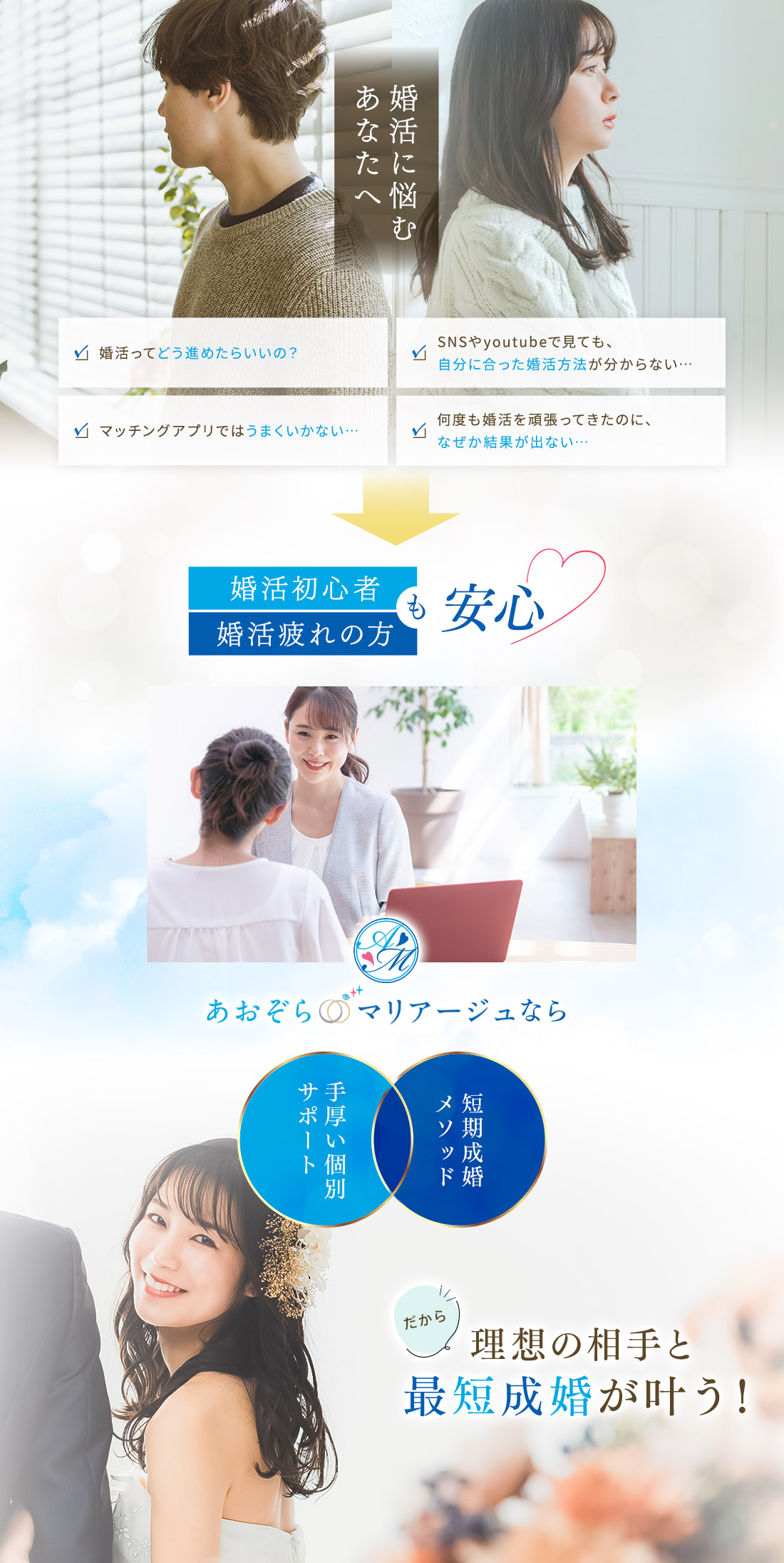 婚活に悩むあなたへ